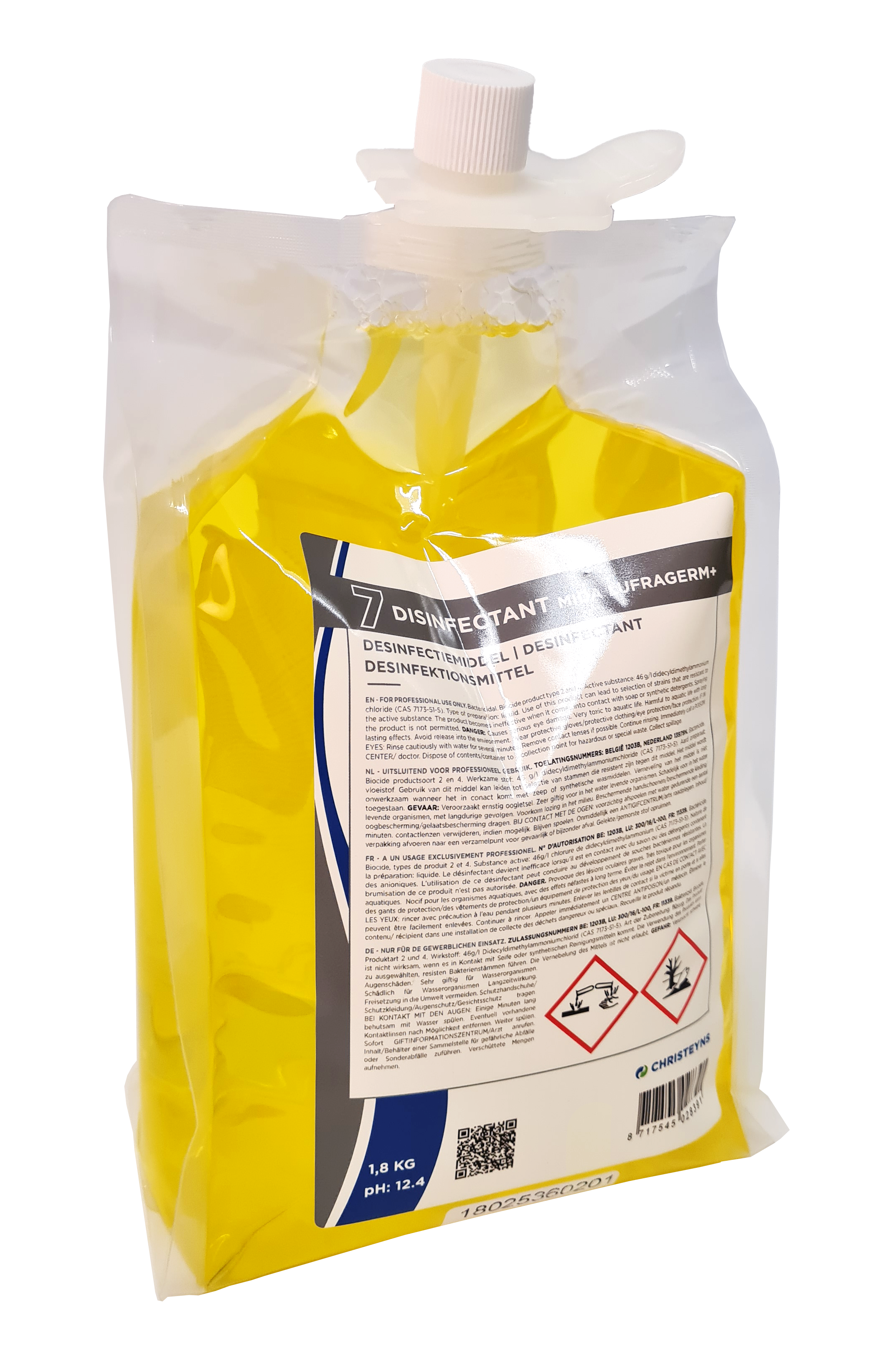 Green'R Superconcentrates 7 Desinfectant Mida Lufragerm+